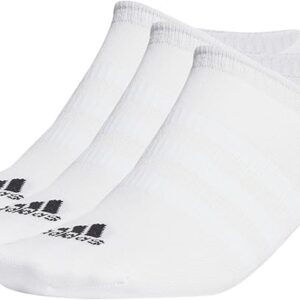 Chaussettes ADIDAS Invisibles Fines Et Légères (3 Paires) - Blanc / Noir