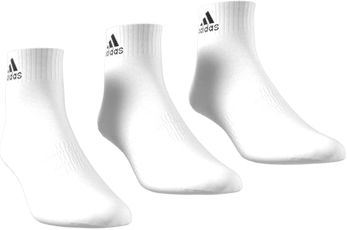 Socquettes ADIDAS Fines Et Légères (3 Paires) - Blanc / Noir