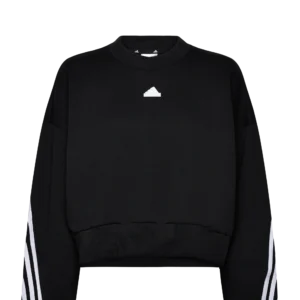 Sweat-Shirt Ras Du Cou ADIDAS - Noir/ Blanc