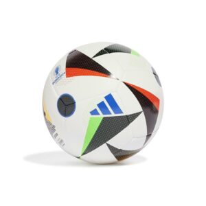 Ballon D'Entraînement De Football Euro 24 - Blanc / Noir / Bleu Glow