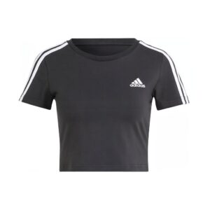 T-Shirt Pour Femme ADIDAS Essentials 3-Stripes - Noir