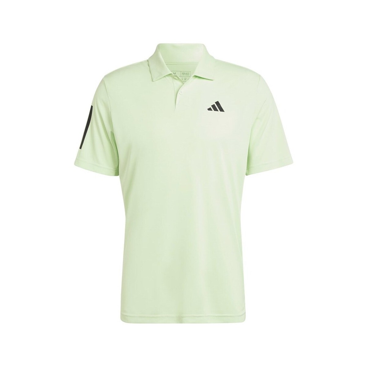 Polo De Tennis ADIDAS 3 Stripes Club Pour Homme - Semi Green Spark