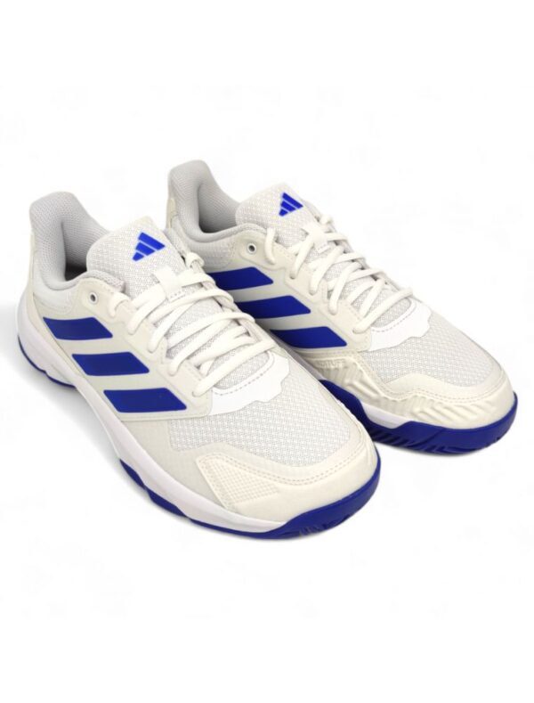 Chaussures De Sport Basses ADIDAS Courtjam Control M If9136 Pour Hommes - Blanc / Bleu