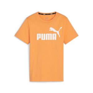 T-Shirt PUMA Pour Enfant Essentials Avec Logo - Orange / Blanc