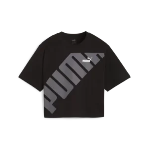 T-Shirt Court PUMA Power Pour Femme - Noir