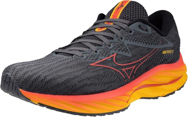 Chaussures De Course MIZUNO Wave Rider 27 J1Gc2303 51 Pour Homme - Gris/ Orange