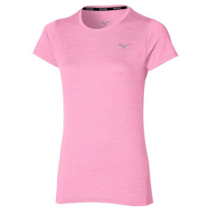T-Shirt De Course À Manches Courtes Mizuno Impulse Core Tee J2GAA721-66 Pour Femme - Rose