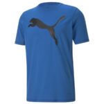 T-Shirt À Manches Courtes Pour Homme PUMA Active Big Logo Tee Bleu