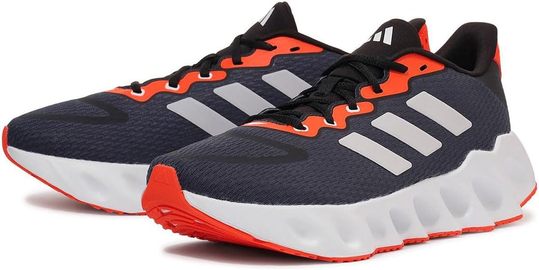 Chaussure De Course ADIDAS Switch Run - Bleu marine/Blanc/Orange Solaire ID3107