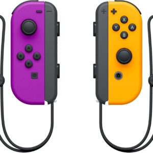 Paire De Manettes Joy-Con NINTENDO Switch - Violet Néon / Orange
