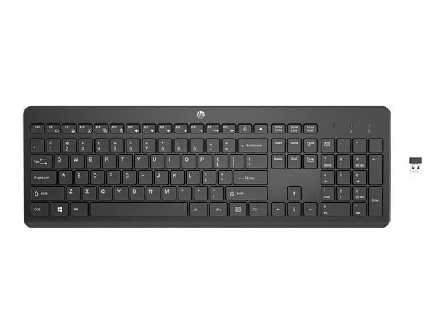 Clavier Sans Fil HP 230 Azerty - Noir
