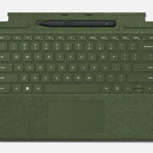 Clavier Microsoft Signature Pour Surface Pro 8, 9 et X Avec Stylet - Vert Forêt