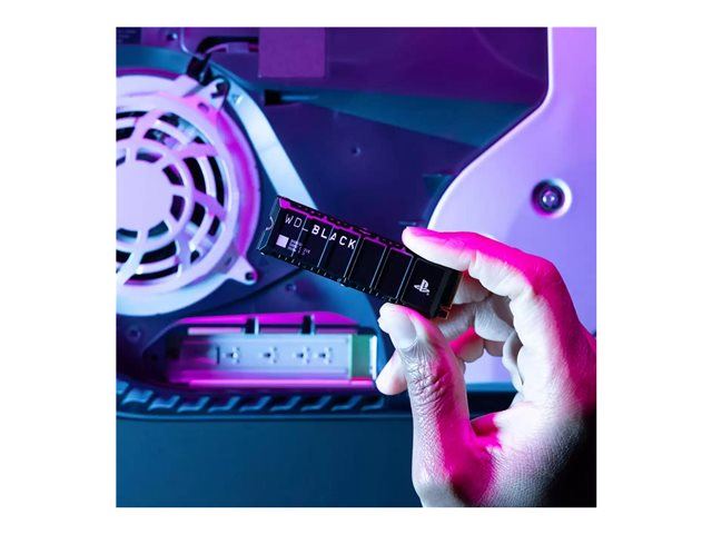 Disque SSD Interne WD_Black Sn850P Avec Dissipateur Pour PlayStation 5 1To - Noir