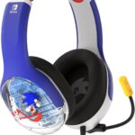 Casque Filaire PDP NSW Realmz Airlite Plus Wired Sonic Pour Nintendo Switch et Nintendo Switch Modèle OLED Blanc et Bleu