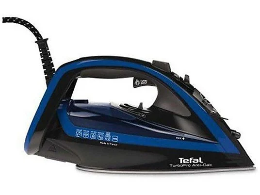 Fer À Repasser À Vapeur TEFAL FV5688 Turbo Pro Anti-Calcaire 2800W - Bleu / Noir