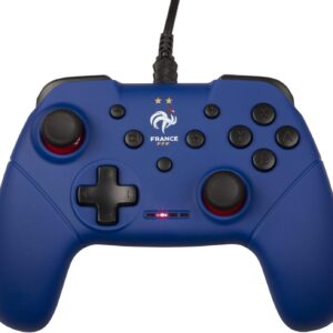 Manette Filaire Pour NINTENDO Switch Konix Edition FFF - Bleu