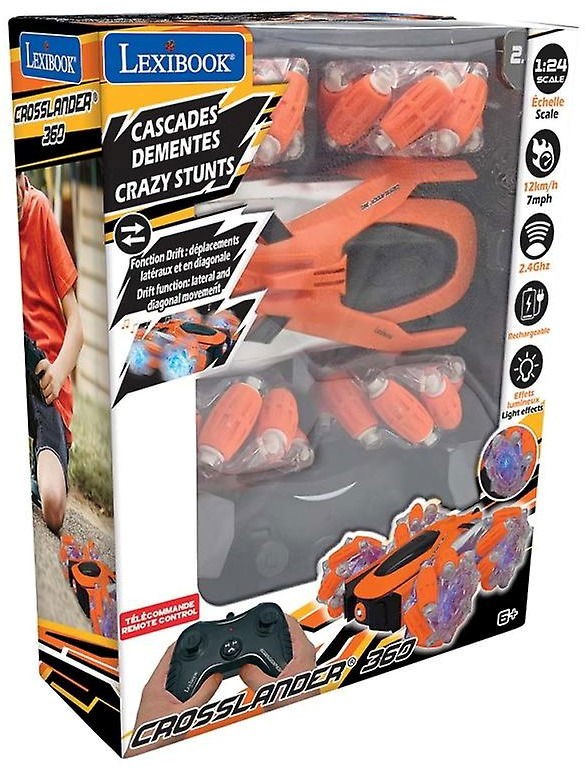 Voiture Télécommandée Tout-terrain LEXIBOOK Crosslander 360+