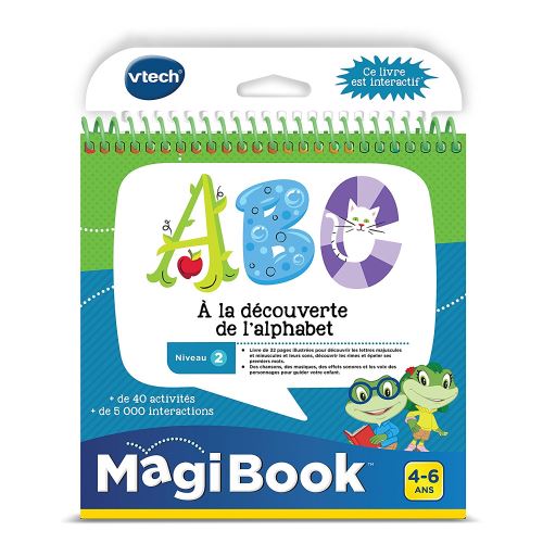 Livre Éducatif VTECH Magi Book Abc À La Découverte De L’Alphabet