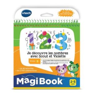 Livre MAGIBOOK - Je Découvre Les Nombres Avec Scout Et Violette Marque VTECH