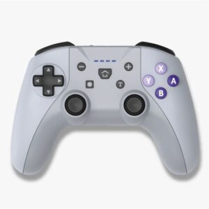 Manette Sans Fil ALPHA Omega Players Pour PC Et NINTENDO Switch - Blanc / Gris