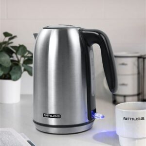 Bouilloire Sans Fil 1.7L MUSE MS-015BS 2200W - Inox