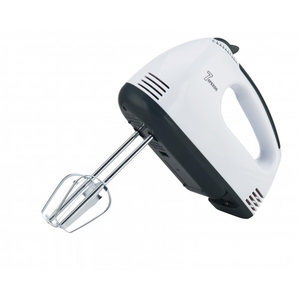 Mixeur ROSBERG R51110G, 200W, 7 Vitesses - Blanc / Noir