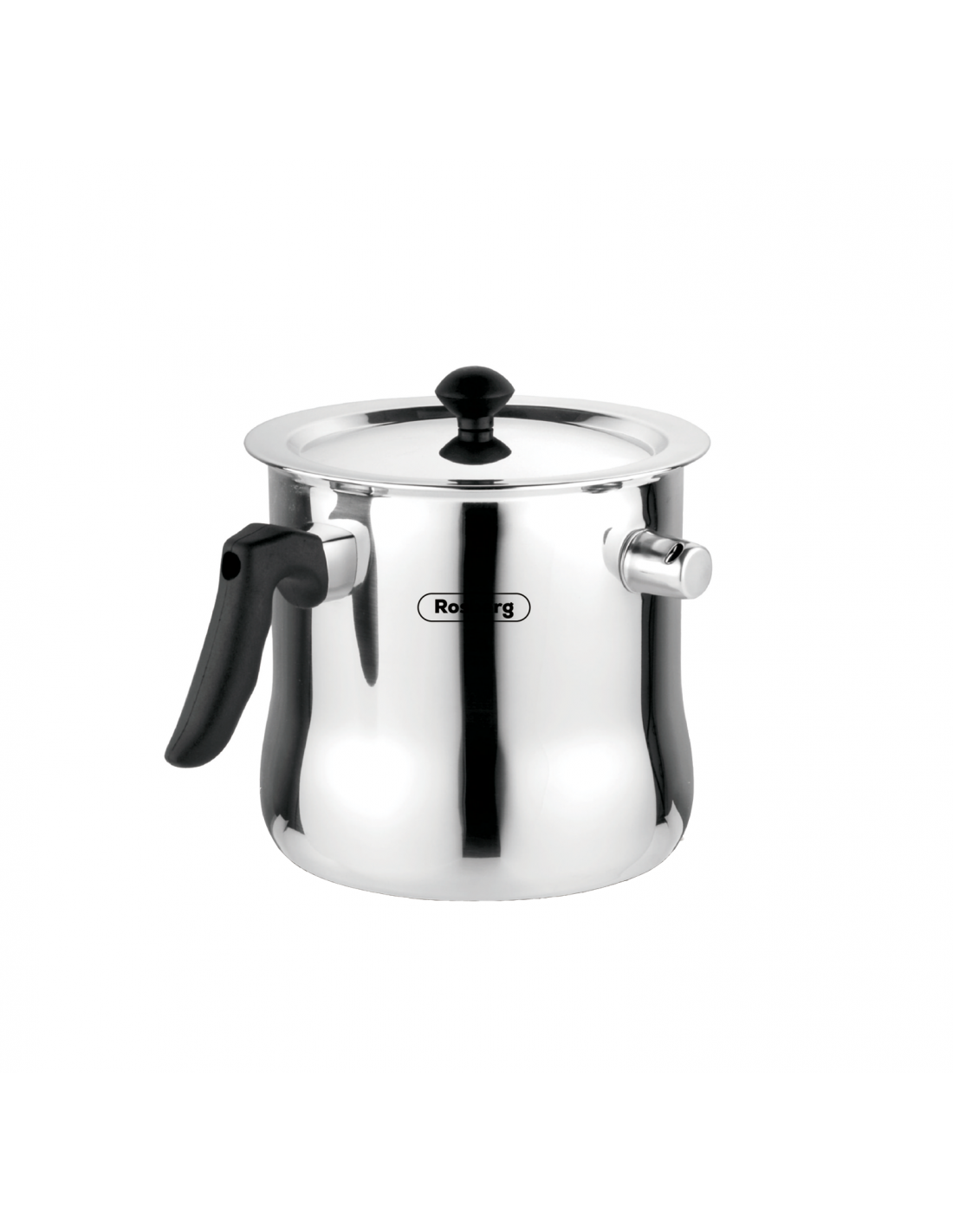 Cuiseur À Lait En Acier Inoxydable Avec Sifflet ROSBERG Premium Modèle R51430A / R51430B