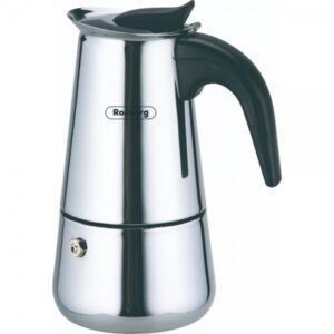 Machine À Café Expresso ROSBERG R51173F6, 6 Tasses, Corps En Acier Inoxydable
