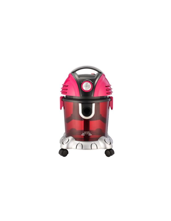 Aspirateur À Filtration D’Eau VOLTZ OV51001O - 1200W / 1400W - Assesseurs, 15 Litres - Rouge