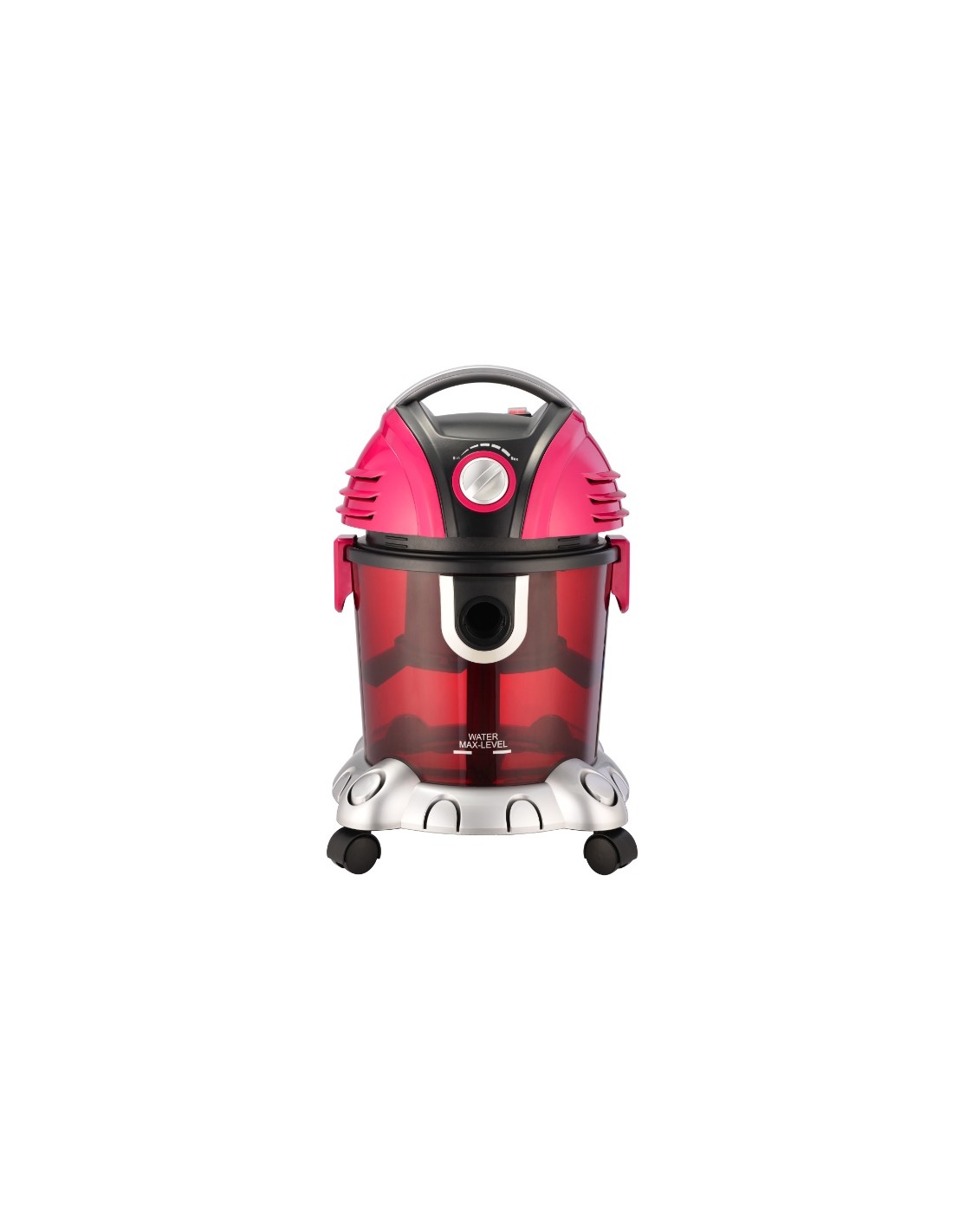 Aspirateur À Filtration D’Eau VOLTZ OV51001O - 1200W / 1400W - Assesseurs, 15 Litres - Rouge