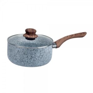 Casserole Oliver VOLTZ Siena OV51321J18, En Aluminium Avec Revêtement Céramique Effet Marbre, 18 X 8 CM, 2L