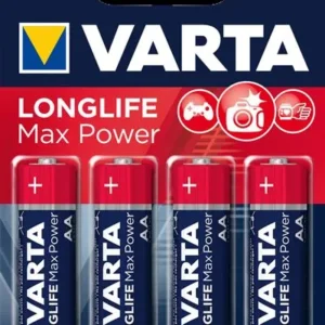 Piles VARTA Longlife Maxpower AA LR6 BLI 4