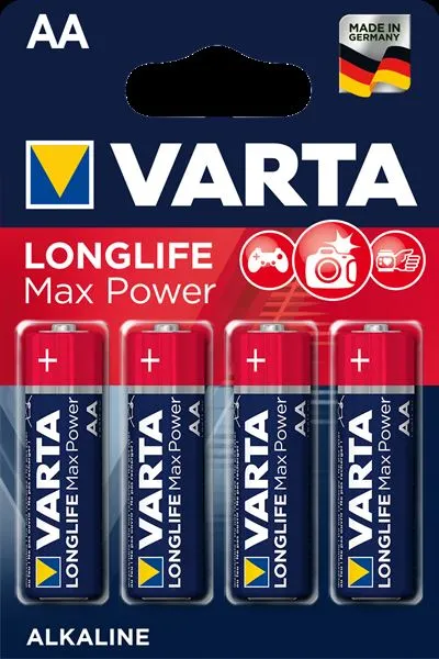 Piles VARTA Longlife Maxpower AA LR6 BLI 4