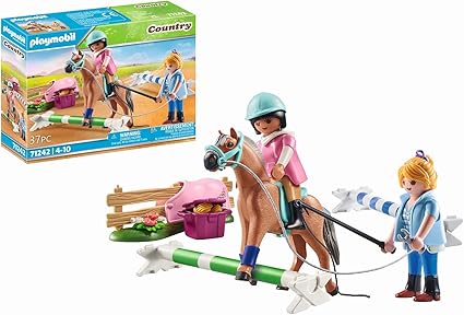 PLAYMOBIL Country 71242 Cavalière Et Cheval Avec Monitrice