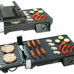 Grille-viande & Plancha Électrique De Table 2 En 1 - 2000 W