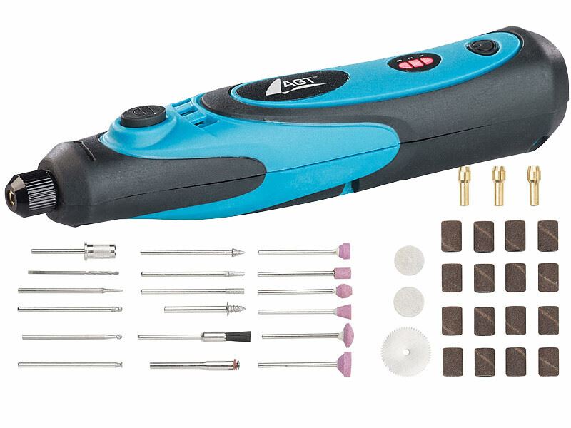 Mini Outil Multifonction Sans Fil AGT Avec 40 Accessoires