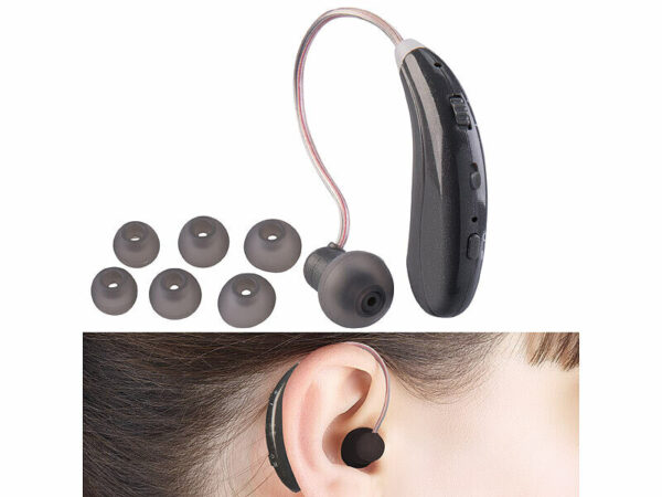 Amplificateur Auditif PEARL Rechargeable HV-500 Contour D'Oreille