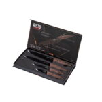 Set De 4 Couteaux Resto Élégant En Acier Inoxydable