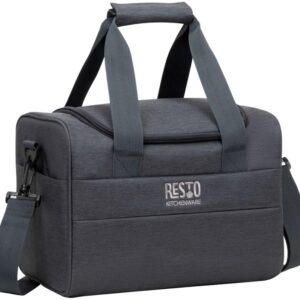 Sac Isotherme Avec bandoulière / Sac à lunch - 14L - Gris Noir