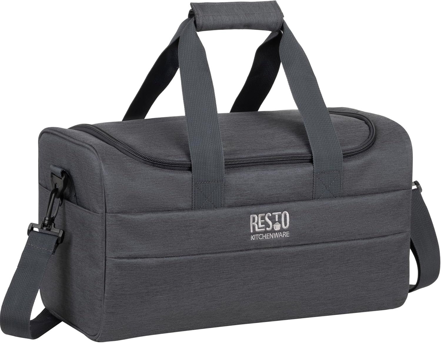 Sac Isotherme Avec bandoulière / Sac à lunch - 19L - Gris Noir