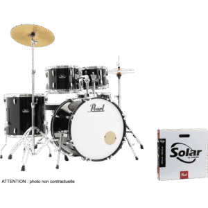 Batterie Standard PEARL Road Show Standard 22 - 5 fûts - Jet Black