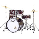 Batterie Complète Avec Cymbales PEARL RS525SC/C91 - Rouge Vin