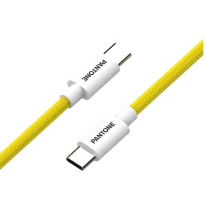 Câble PANTON EPT-CTC002-5Y USB-C Vers USB-C - 1,5M - 60W - Jaune