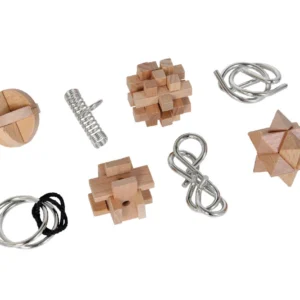 Coffret De 8 Casse-Tête En Bois