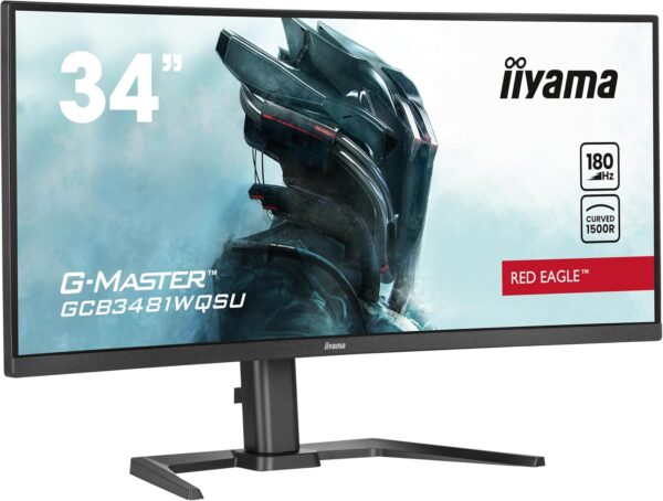 Écran PC Gaming LIYAMA G-Master Red Eagle™ 34" incurvé 180 Hz UWQHD