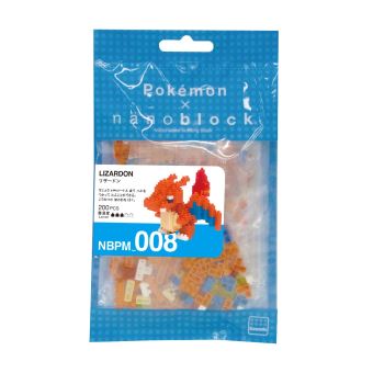Jeu de construction NANOBLOCK Dracaufeu Pokémon