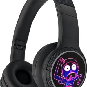 Écouteurs Bluetooth Rick & Morty Light Up - Avec Effets Lumineux, Microphone, Pliable