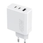 Chargeur Secteur MAXLIFE MXTC-07-45ACC PD QC, 2 Ports USB-C 1, Port USB - 45W - Blanc