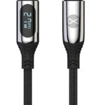 Câble LCD FOREVER USB-C Vers Lightning 1M, 27W - Noir