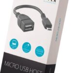 Câble Adaptateur FOREVER Univertel Micro USB OTG - Noir